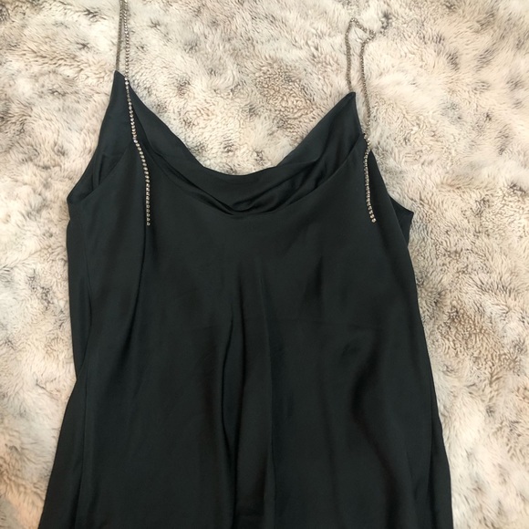 Zara Green Top with Rinestone Straps - Picture 5 of 5